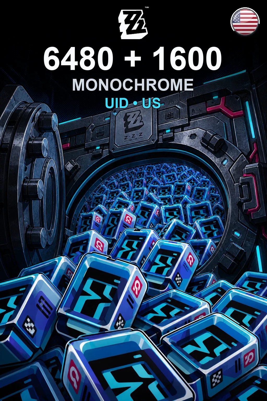 6480+1600 Монохром (US) — Zenless Zone Zero US