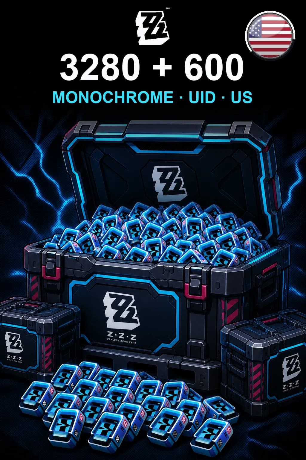 3280+600 Монохром (US) — Zenless Zone Zero US