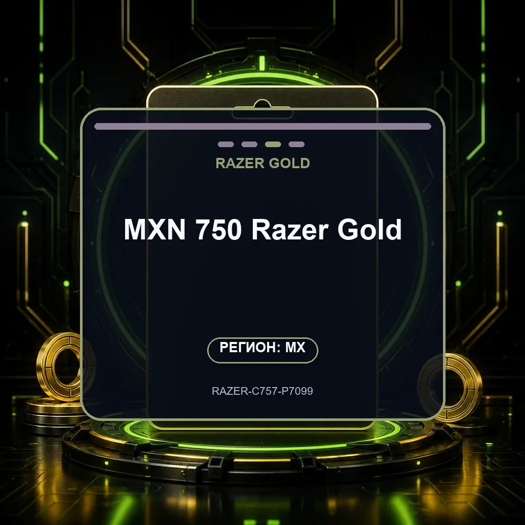 MXN 750 Razer Gold