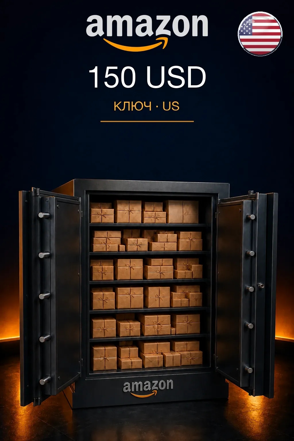 150 USD | Amazon | Подарочная карта — US