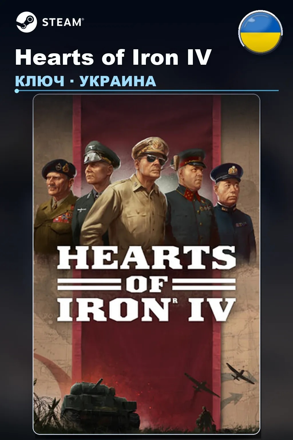 Hearts of Iron IV — Украина